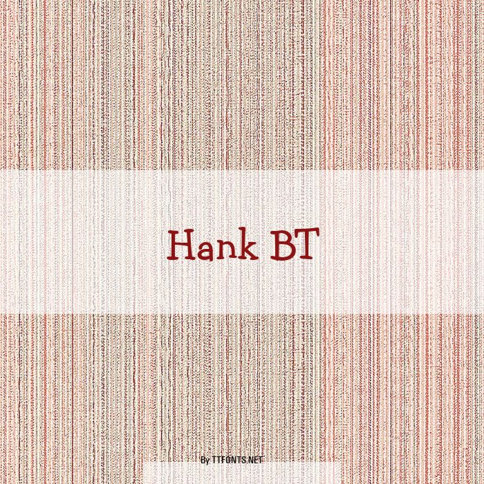 Hank BT example